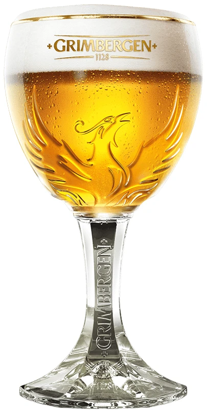 Grimbergen Bierglas op Voet - 330 ml Grimbergen Bierglas Op Voet - 330 Ml -Praktische Winkel Voor Keukenbenodigdheden Grimbergen glas nieuw 1 stuk