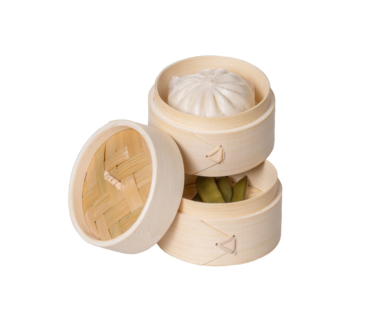 Sareva Stoommandje Bamboe 2-laags - ø 10 cm Sareva Stoommandje Bamboe 2-laags - ø 10 Cm -Praktische Winkel Voor Keukenbenodigdheden Item 5 3 1