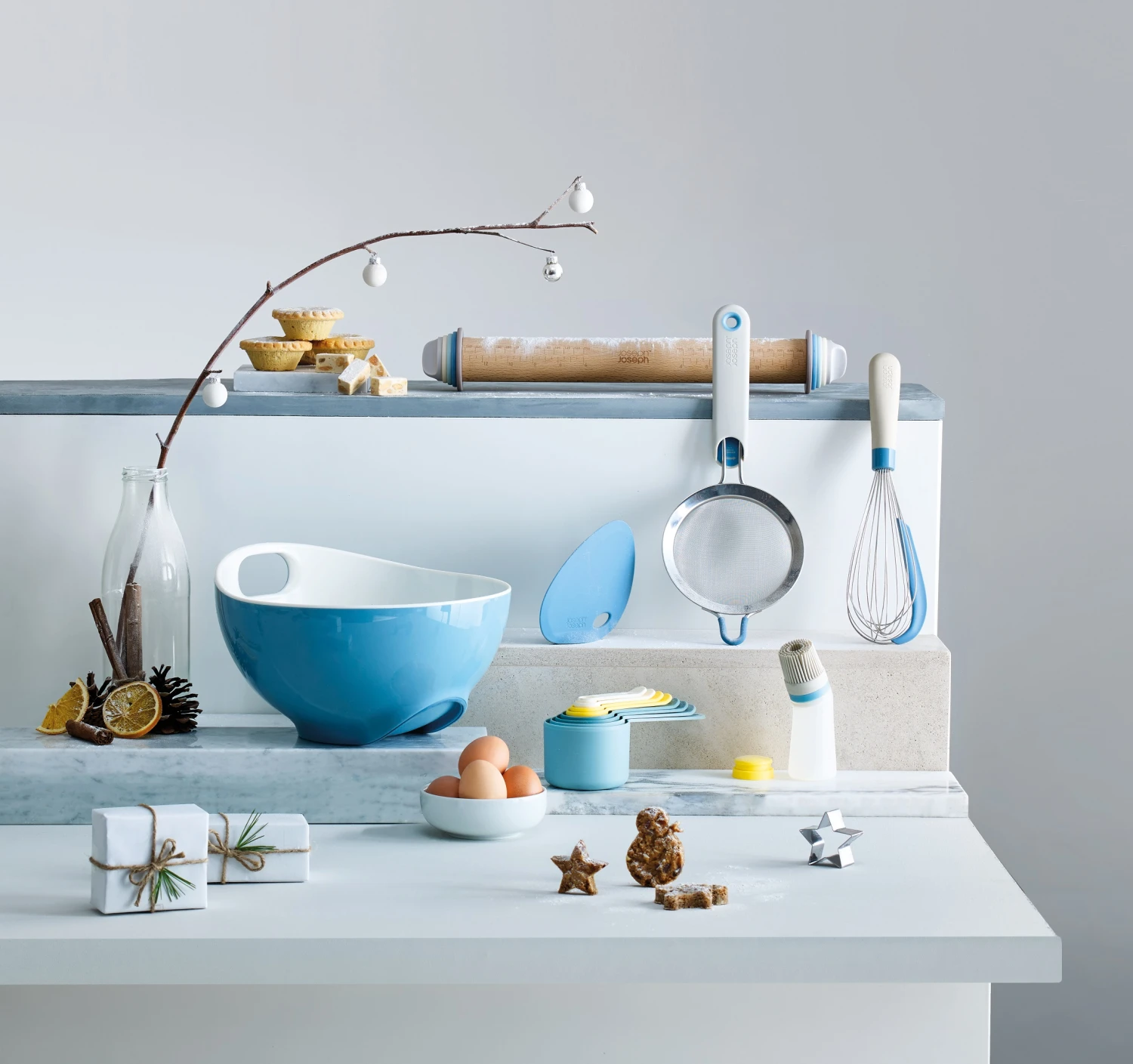 Joseph Joseph Maatlepels Nest Sky Joseph Joseph Maatlepels Nest Sky -Praktische Winkel Voor Keukenbenodigdheden JJ Christmas 2017 Baking Group