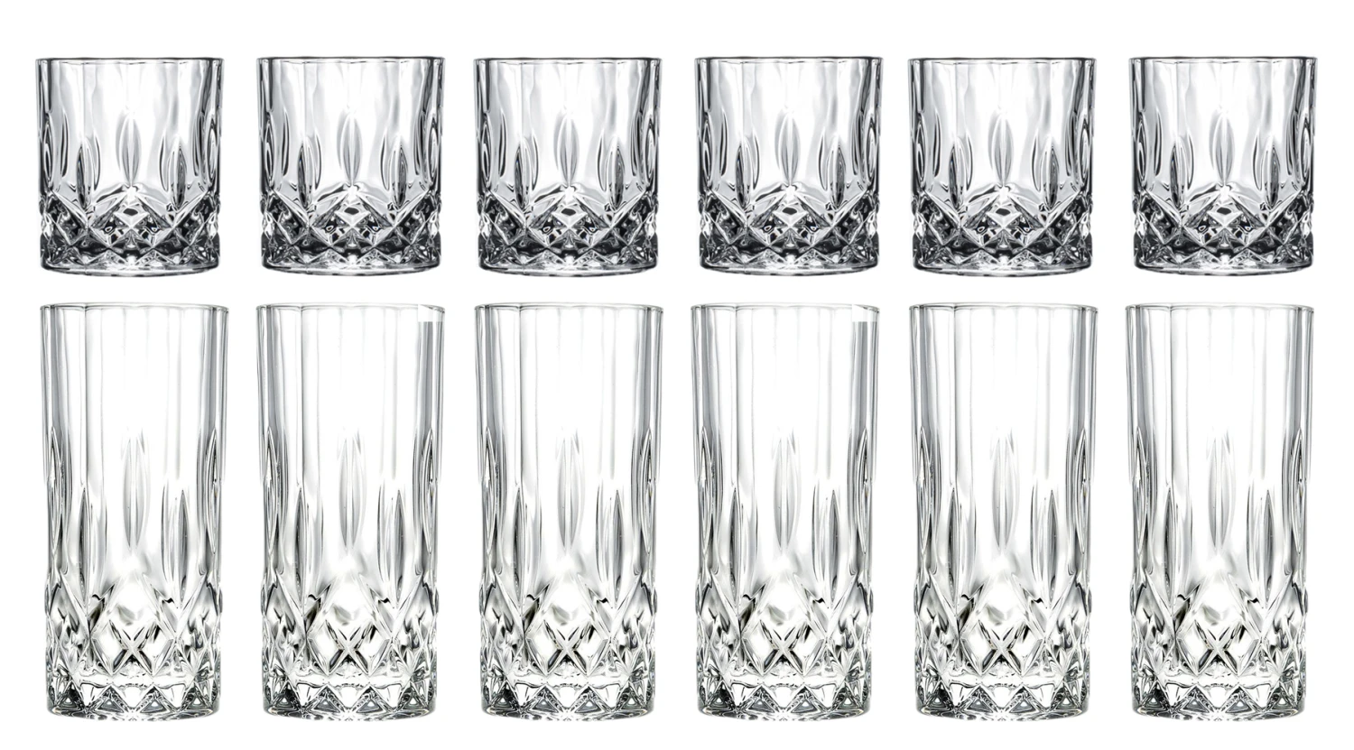 Cookinglife Glazenset (cocktailglazen & longdrinkglazen) Moray - 12 delige set Cookinglife Glazenset (cocktailglazen & Longdrinkglazen) Moray - 12 Delige Set -Praktische Winkel Voor Keukenbenodigdheden Jay Hill Glazenset Moray