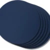 Jay Hill Placemats - Vegan Leer - Grijs / Blauw - Dubbelzijdig - ø 38 Cm - 6 Stuks 1 Jay Hill Placemats - Vegan Leer - Grijs / Blauw - Dubbelzijdig - ø 38 Cm - 6 Stuks -Praktische Winkel Voor Keukenbenodigdheden Jay Hill Placemats 12