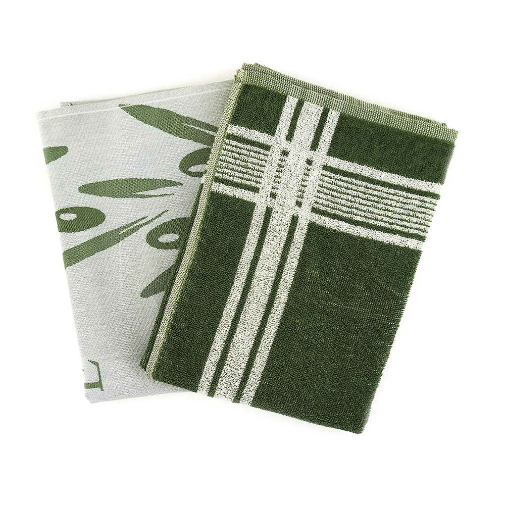 KOOK Keukenhanddoek Groen 50 x 50 cm KOOK Keukenhanddoek Groen 50 X 50 Cm -Praktische Winkel Voor Keukenbenodigdheden KOOK keukentextiel schorten ovenwanten 39