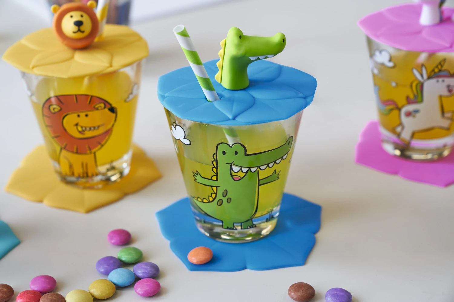 Leonardo Kinderglas Set Bambini Krokodil 215 ml - 3-Delig Leonardo Kinderglas Set Bambini Krokodil 215 Ml - 3-Delig -Praktische Winkel Voor Keukenbenodigdheden Kinder Becher Flamingo 034798 mood Q 1