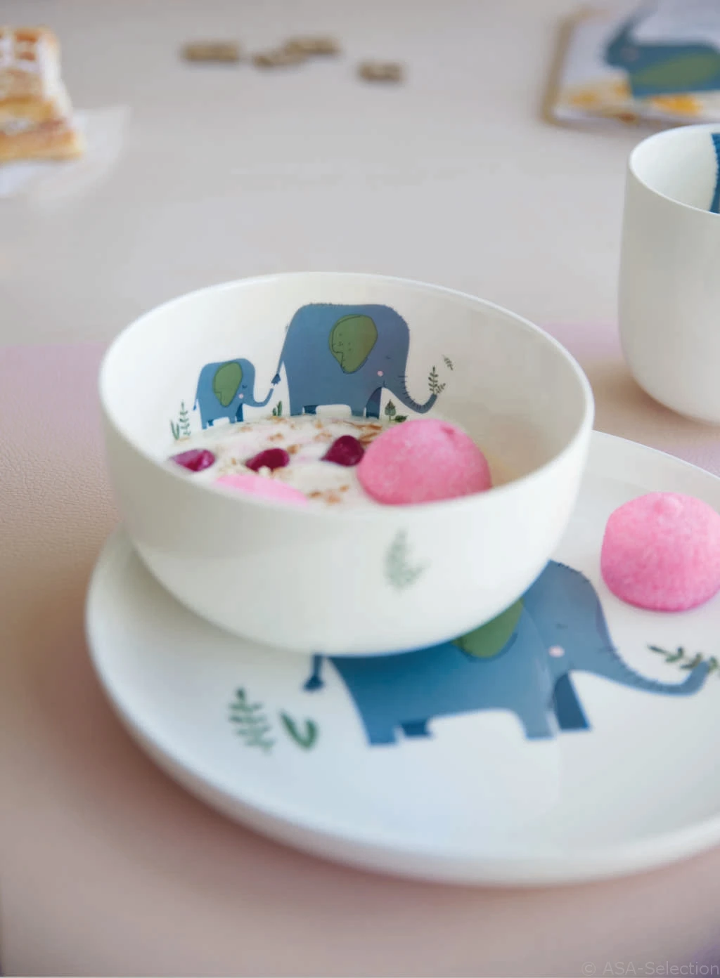 ASA Selection Kinderservies Kids Emma Olifant 5-delig ASA Selection Kinderservies Kids Emma Olifant 5-delig -Praktische Winkel Voor Keukenbenodigdheden Kindergeschirr kids schale teller elefant