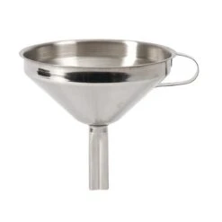 KitchenCraft Trechter RVS - ø 13 Cm 3 KitchenCraft Trechter RVS - ø 13 Cm -Praktische Winkel Voor Keukenbenodigdheden Kitchen Craft trechter met los zeefje 13cm rvs 1