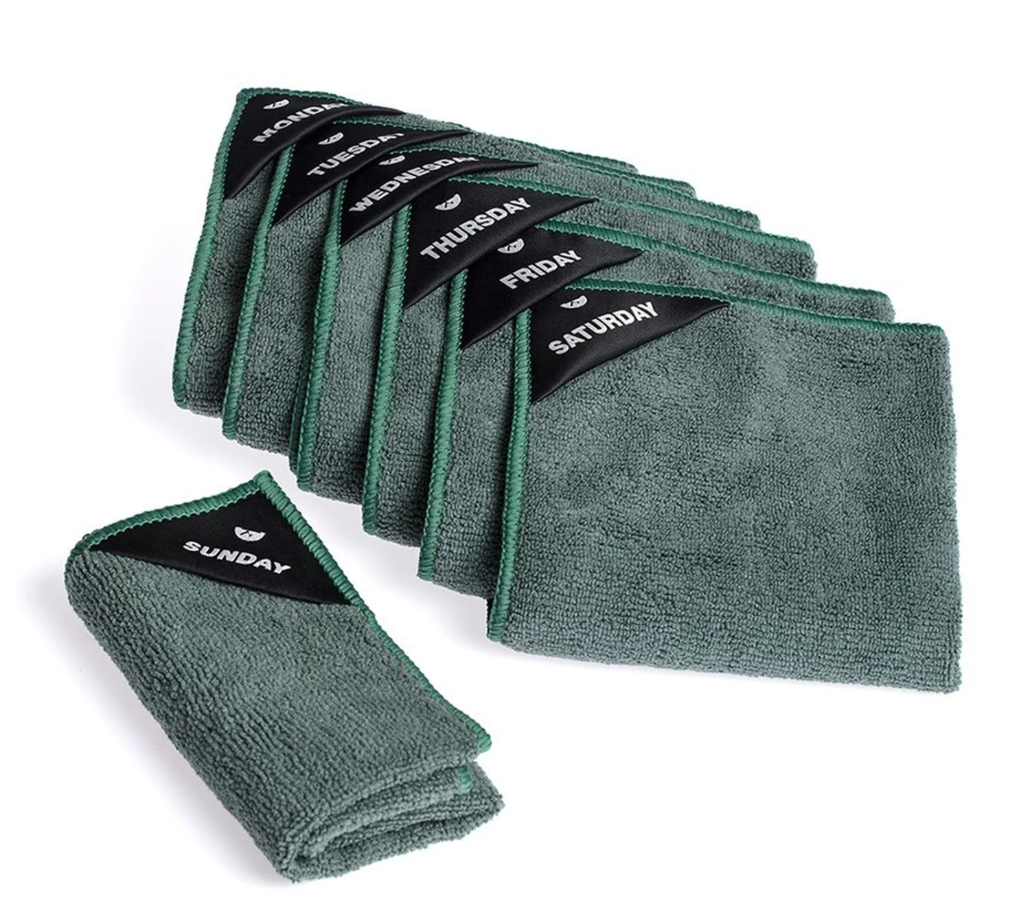 Klud Vaatdoekjes Oily Green 30 x 30 - 7 Stuks Klud Vaatdoekjes Oily Green 30 X 30 - 7 Stuks -Praktische Winkel Voor Keukenbenodigdheden Klud microvezel vaatdoekjes oily green set van 7 5700002039071 310 1