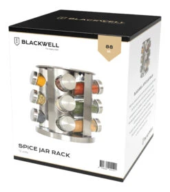 Blackwell Kruidenrek / Kruidencarrousel - Inclusief 12 Kruidenpotjes - RVS -Praktische Winkel Voor Keukenbenodigdheden Kruidenrek 12 units Current View