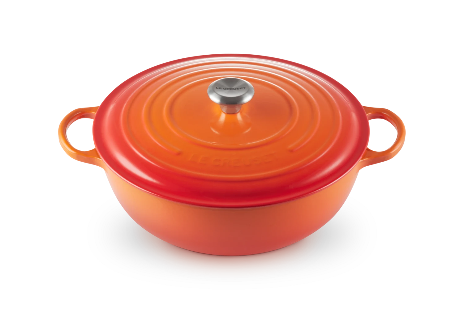 Le Creuset Braadpan Signature - Marmite - Oranjerood - ø 32 cm / 7 liter Le Creuset Braadpan Signature - Marmite - Oranjerood - ø 32 Cm / 7 Liter -Praktische Winkel Voor Keukenbenodigdheden LC 20200117 HL PS FS 21114320900430 002