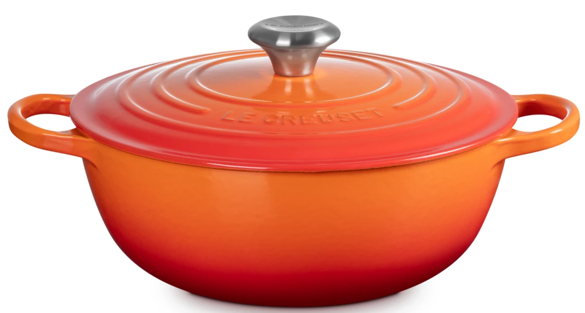 Le Creuset Braadpan Signature - Marmite - Oranjerood - ø 26 cm / 4.1 liter Le Creuset Braadpan Signature - Marmite - Oranjerood - ø 26 Cm / 4.1 Liter -Praktische Winkel Voor Keukenbenodigdheden LC 20231107 HL PS FS 21114260900430 001