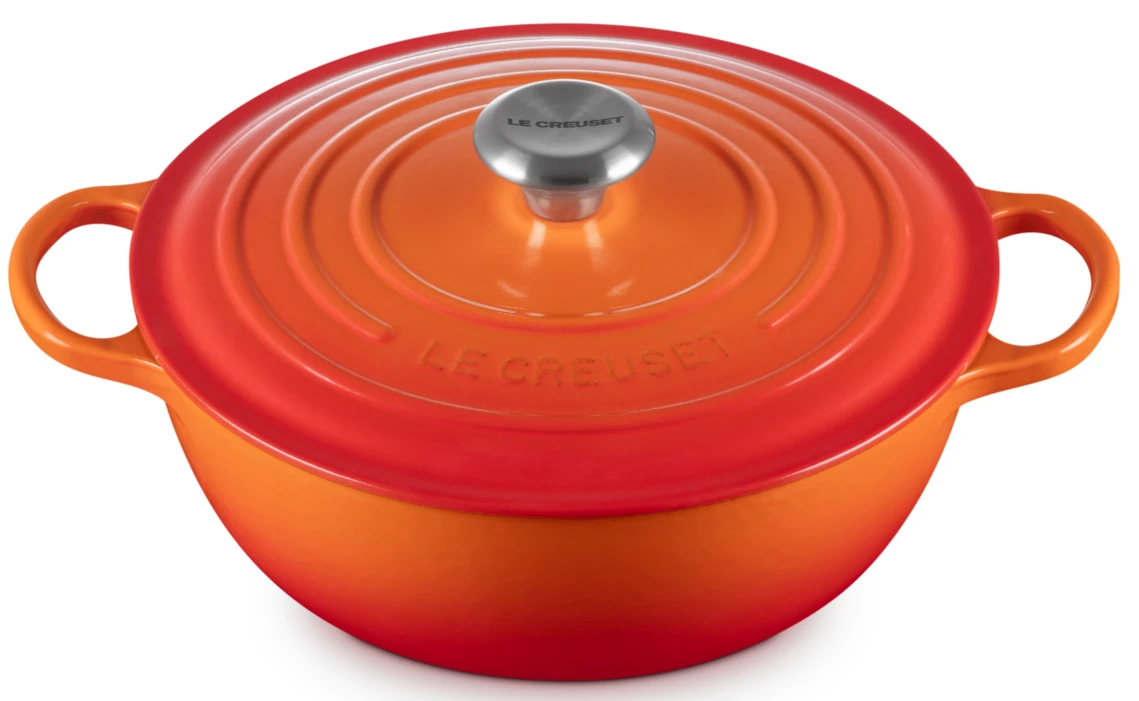 Le Creuset Braadpan Signature - Marmite - Oranjerood - ø 26 cm / 4.1 liter Le Creuset Braadpan Signature - Marmite - Oranjerood - ø 26 Cm / 4.1 Liter -Praktische Winkel Voor Keukenbenodigdheden LC 20231107 HL PS FS 21114260900430 002