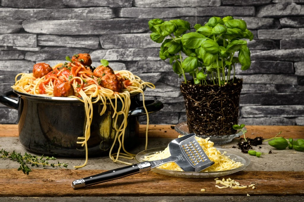 Laguiole Style de Vie Kaasschaaf & Rasp Laguiole Style De Vie Kaasschaaf & Rasp -Praktische Winkel Voor Keukenbenodigdheden Laguiole Kaasschaafset premium line zwart sf kl 3 1