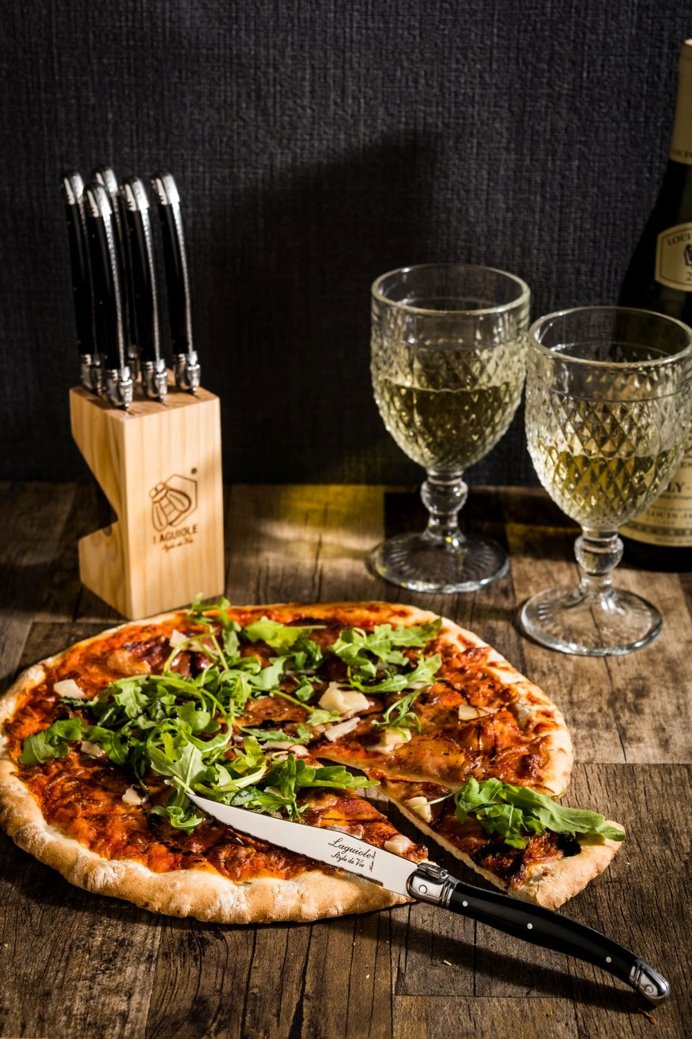 Laguiole Style de Vie Steakmessen Premium Line Zwart 6 Stuks Laguiole Style De Vie Steakmessen Premium Line Zwart 6 Stuks -Praktische Winkel Voor Keukenbenodigdheden Laguiole Premium Line steakmessen 18 mm sf Gr 5