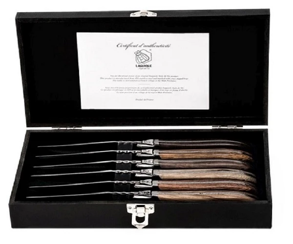 Laguiole Style de Vie Steakmessen Luxury Line 6 Stuks Laguiole Style De Vie Steakmessen Luxury Line 6 Stuks -Praktische Winkel Voor Keukenbenodigdheden