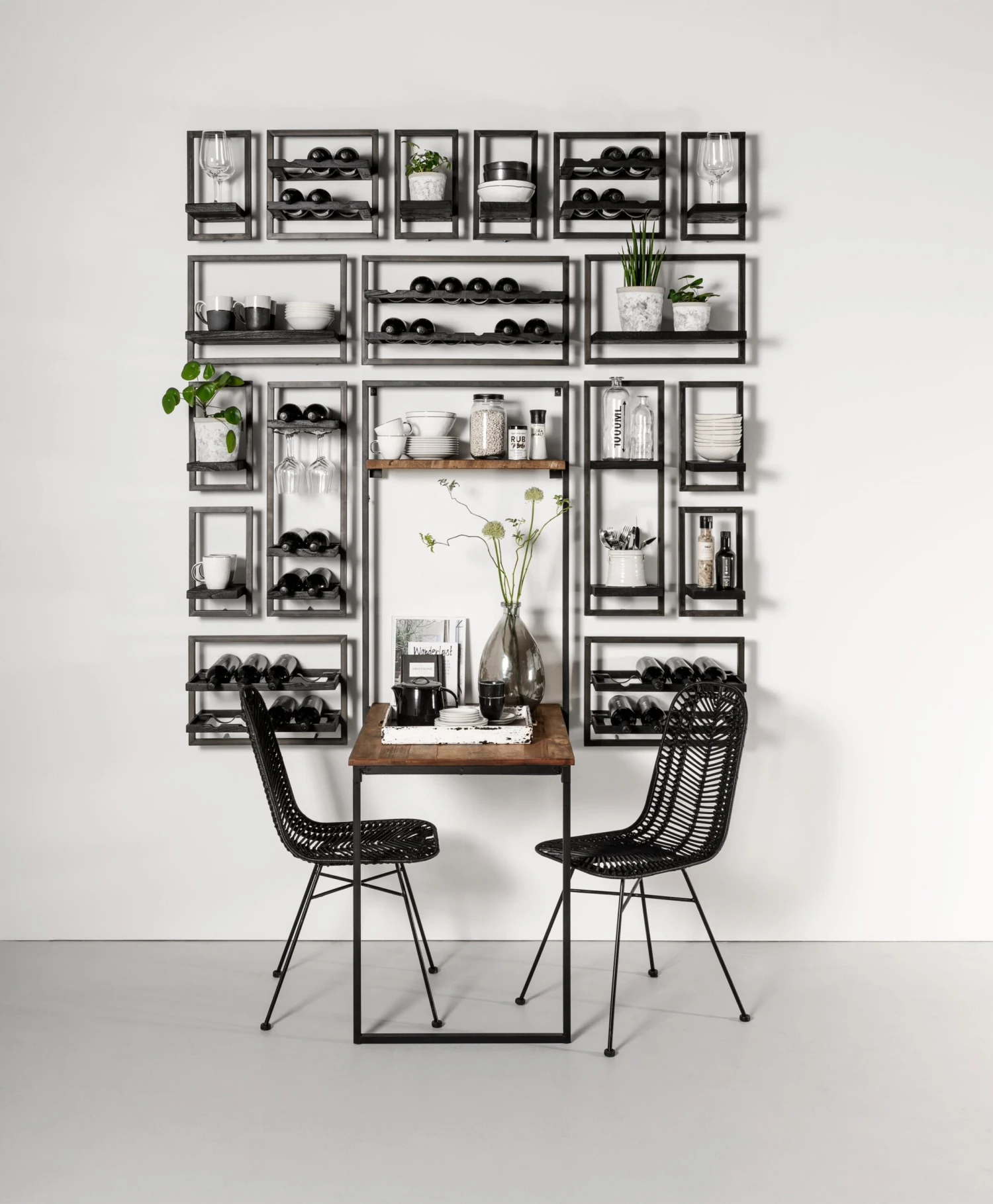 d-Bodhi Wijnrek Winemate - Black- 8 Flessen D-Bodhi Wijnrek Winemate - Black- 8 Flessen -Praktische Winkel Voor Keukenbenodigdheden Large Shelfmate Black sf3 DTP 13 2 scaled