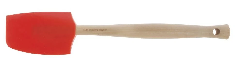 Le Creuset Spatel Premium - Oranjerood - 29 cm Le Creuset Spatel Premium - Oranjerood - 29 Cm -Praktische Winkel Voor Keukenbenodigdheden Le Creuset Spatel Premium Oranje Rood 1