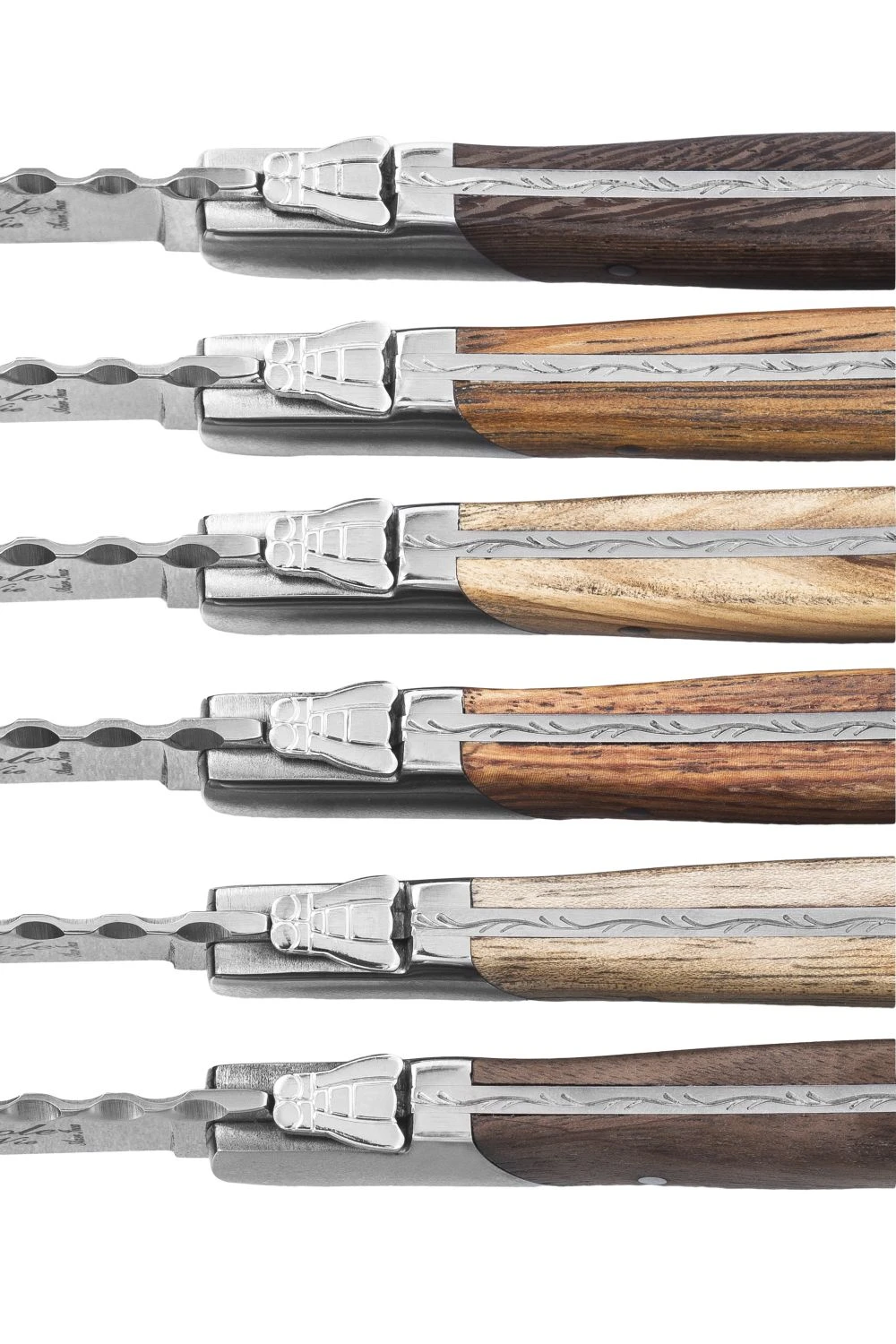 Laguiole Style de Vie Steakmessen Luxury Line 6 Stuks Laguiole Style De Vie Steakmessen Luxury Line 6 Stuks -Praktische Winkel Voor Keukenbenodigdheden Luxury Line gemengd hout pr 1 3 gr