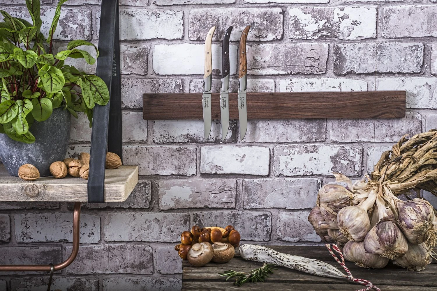 Laguiole Style de Vie Steakmessen Luxury Line 6 Stuks Laguiole Style De Vie Steakmessen Luxury Line 6 Stuks -Praktische Winkel Voor Keukenbenodigdheden Luxury line steakmessen gemengd hout sf gr 8