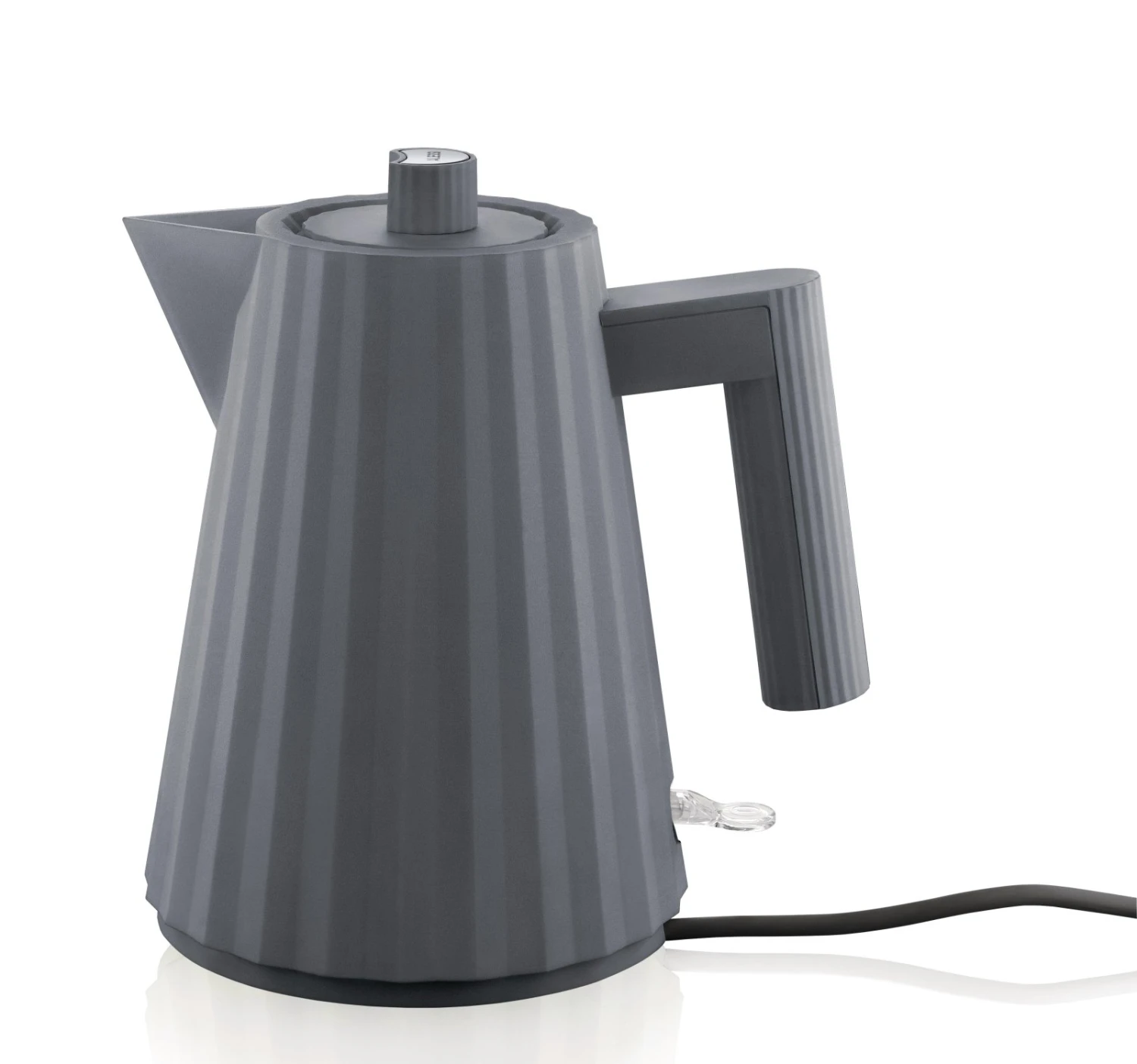 Alessi Waterkoker Plissé - droogkookbeveiliging - Grijs - Michele de Lucchi - 1 liter - MDL06/1 G Alessi Waterkoker Plissé - Droogkookbeveiliging - Grijs - Michele De Lucchi - 1 Liter - MDL06/1 G -Praktische Winkel Voor Keukenbenodigdheden MDL06 1 G 1