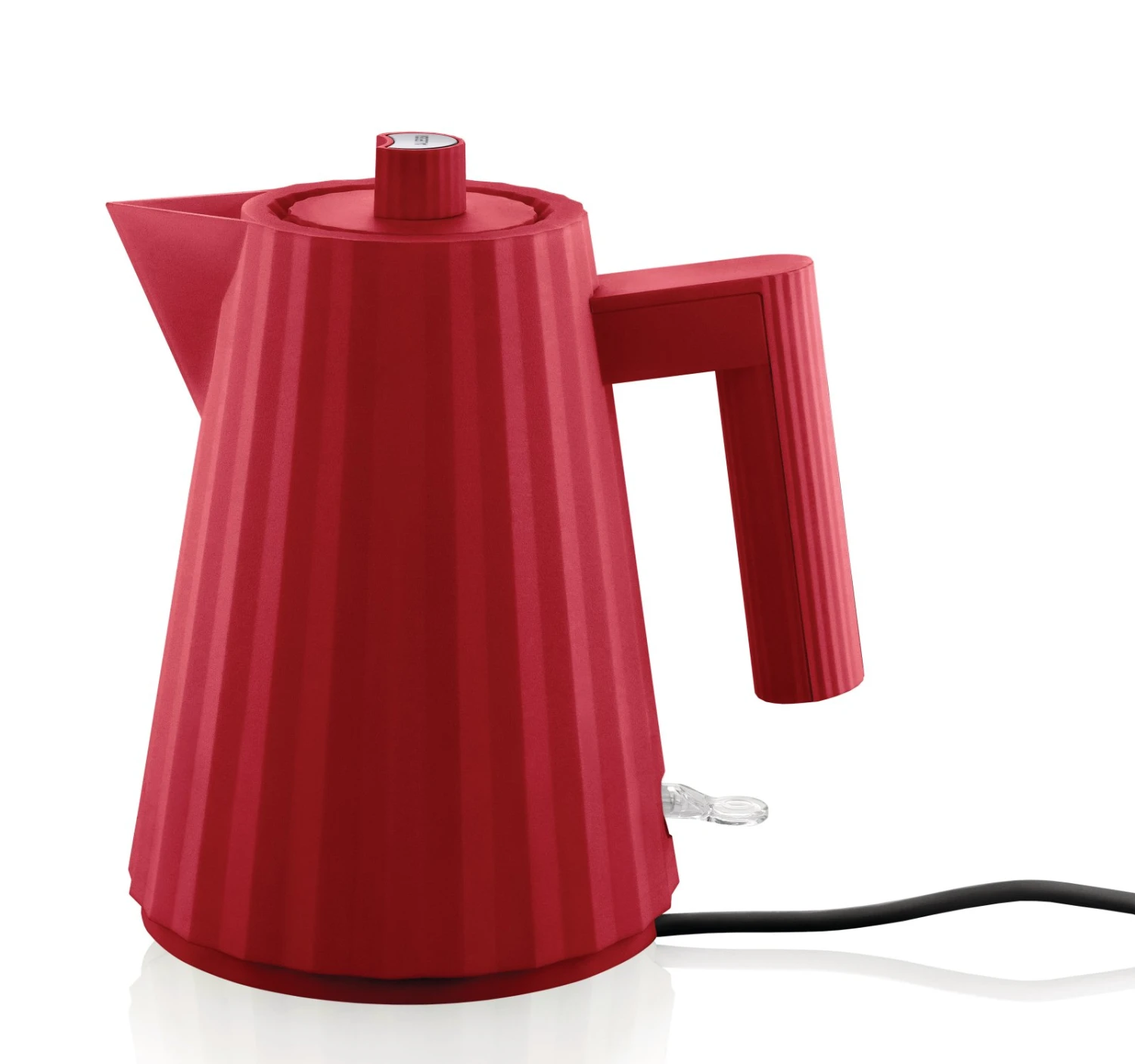 Alessi Waterkoker Plissé - droogkookbeveiliging - Rood - Michele de Lucchi - 1 liter - MDL06/1 R Alessi Waterkoker Plissé - Droogkookbeveiliging - Rood - Michele De Lucchi - 1 Liter - MDL06/1 R -Praktische Winkel Voor Keukenbenodigdheden MDL06 1 R 1