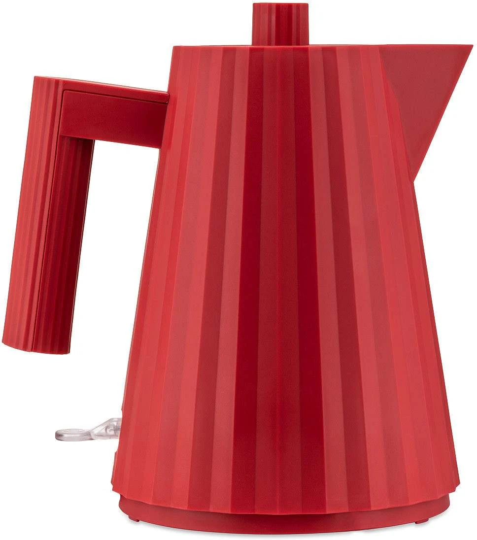 Alessi Waterkoker Plissé - droogkookbeveiliging - Rood - Michele de Lucchi - 1 liter - MDL06/1 R Alessi Waterkoker Plissé - Droogkookbeveiliging - Rood - Michele De Lucchi - 1 Liter - MDL06/1 R -Praktische Winkel Voor Keukenbenodigdheden