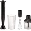 Alessi Staafmixer Set Plissé - Zwart - Michele De Lucchi - MDL10S B 2 Alessi Staafmixer Set Plissé - Zwart - Michele De Lucchi - MDL10S B -Praktische Winkel Voor Keukenbenodigdheden MDL10S B A4 3500pxl