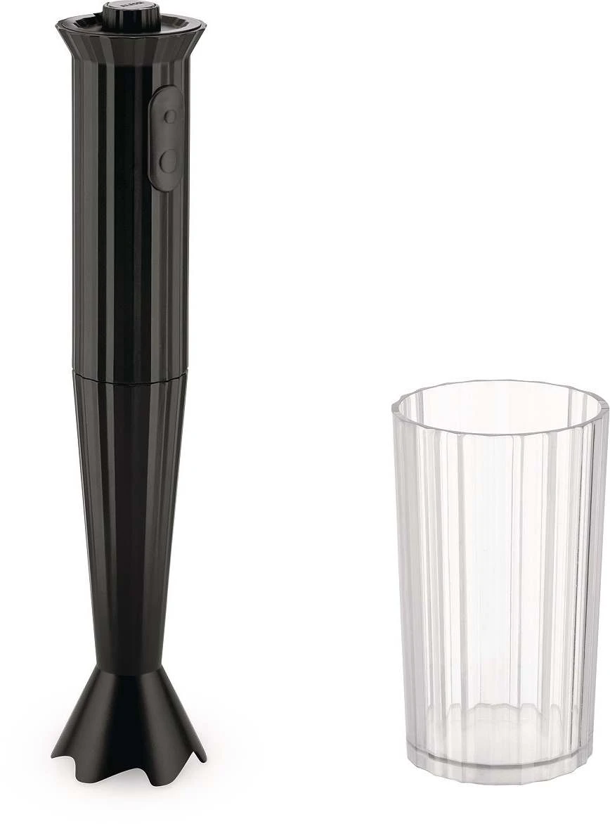 Alessi Staafmixer Plissé - 2 standen - Zwart - Michele de Lucchi - MDL10 B Alessi Staafmixer Plissé - 2 Standen - Zwart - Michele De Lucchi - MDL10 B -Praktische Winkel Voor Keukenbenodigdheden