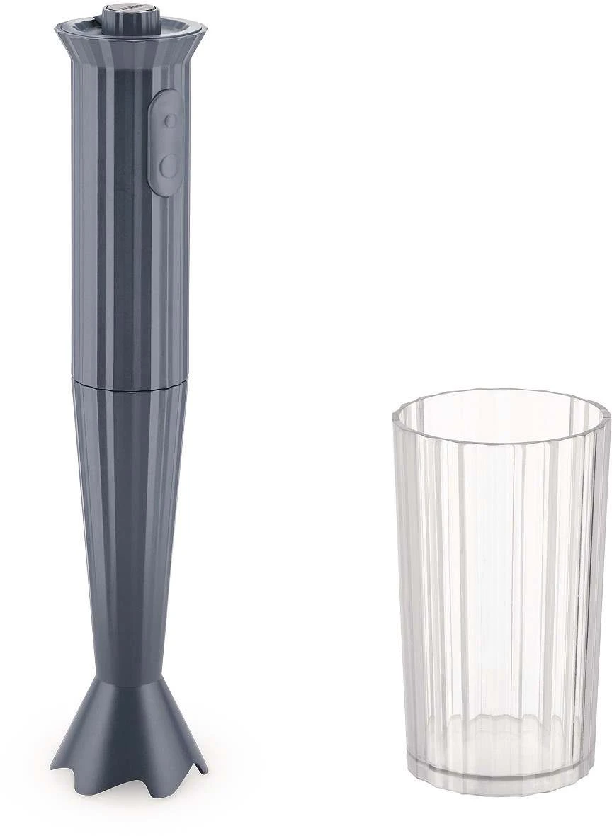 Alessi Staafmixer Plissé - 2 standen - Grijs - Michele de Lucchi - MDL10 G Alessi Staafmixer Plissé - 2 Standen - Grijs - Michele De Lucchi - MDL10 G -Praktische Winkel Voor Keukenbenodigdheden