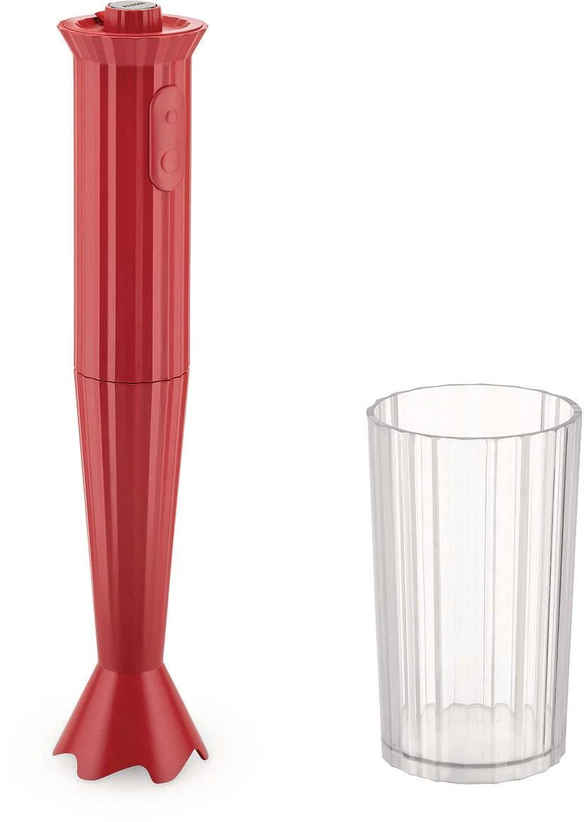 Alessi Staafmixer Plissé - 2 standen - Rood - Michele de Lucchi - MDL10 R Alessi Staafmixer Plissé - 2 Standen - Rood - Michele De Lucchi - MDL10 R -Praktische Winkel Voor Keukenbenodigdheden