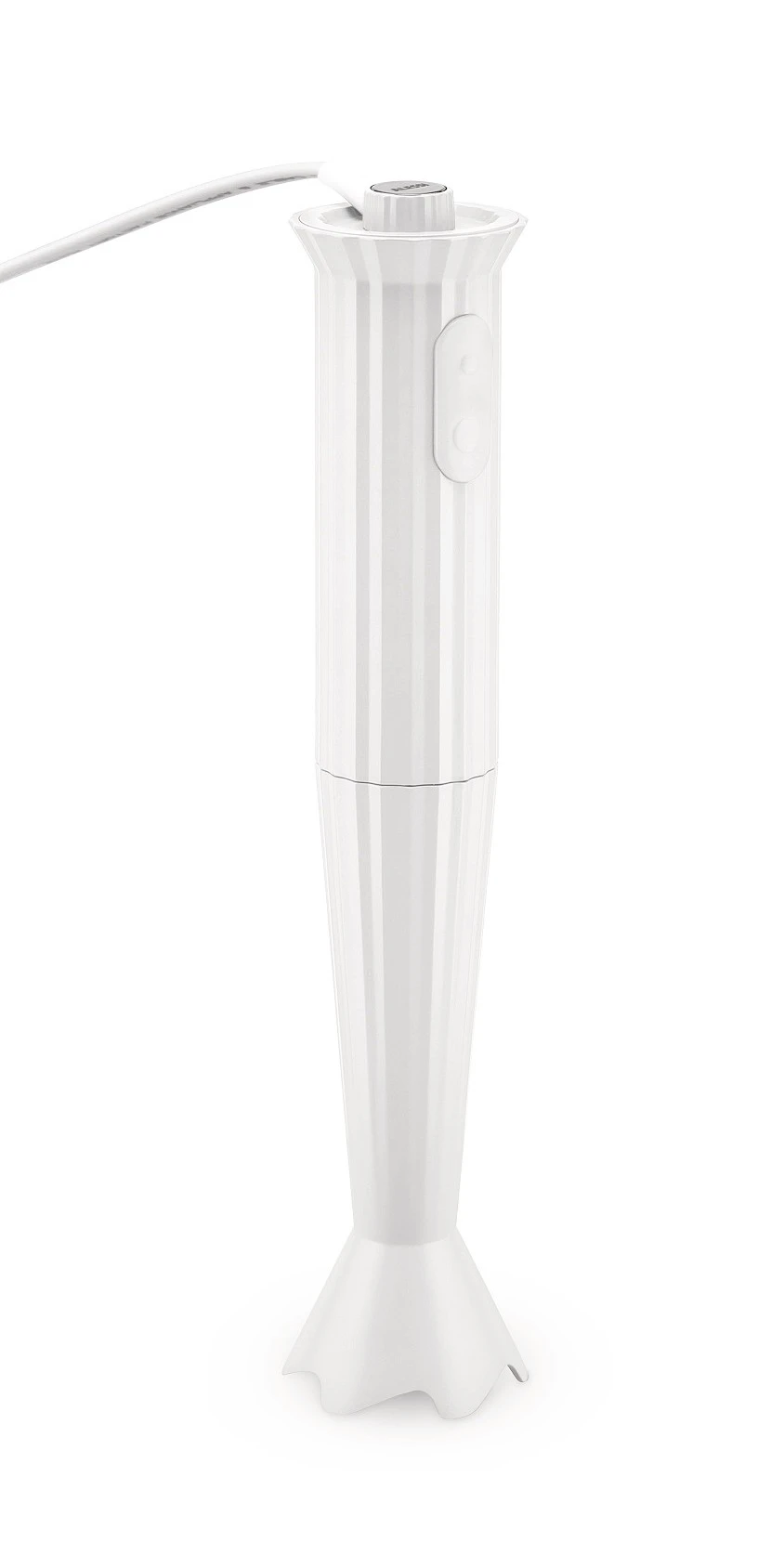 Alessi Staafmixer Plissé - 2 standen - Wit - Michele de Lucchi - MDL10 W Alessi Staafmixer Plissé - 2 Standen - Wit - Michele De Lucchi - MDL10 W -Praktische Winkel Voor Keukenbenodigdheden MDL10 W HB