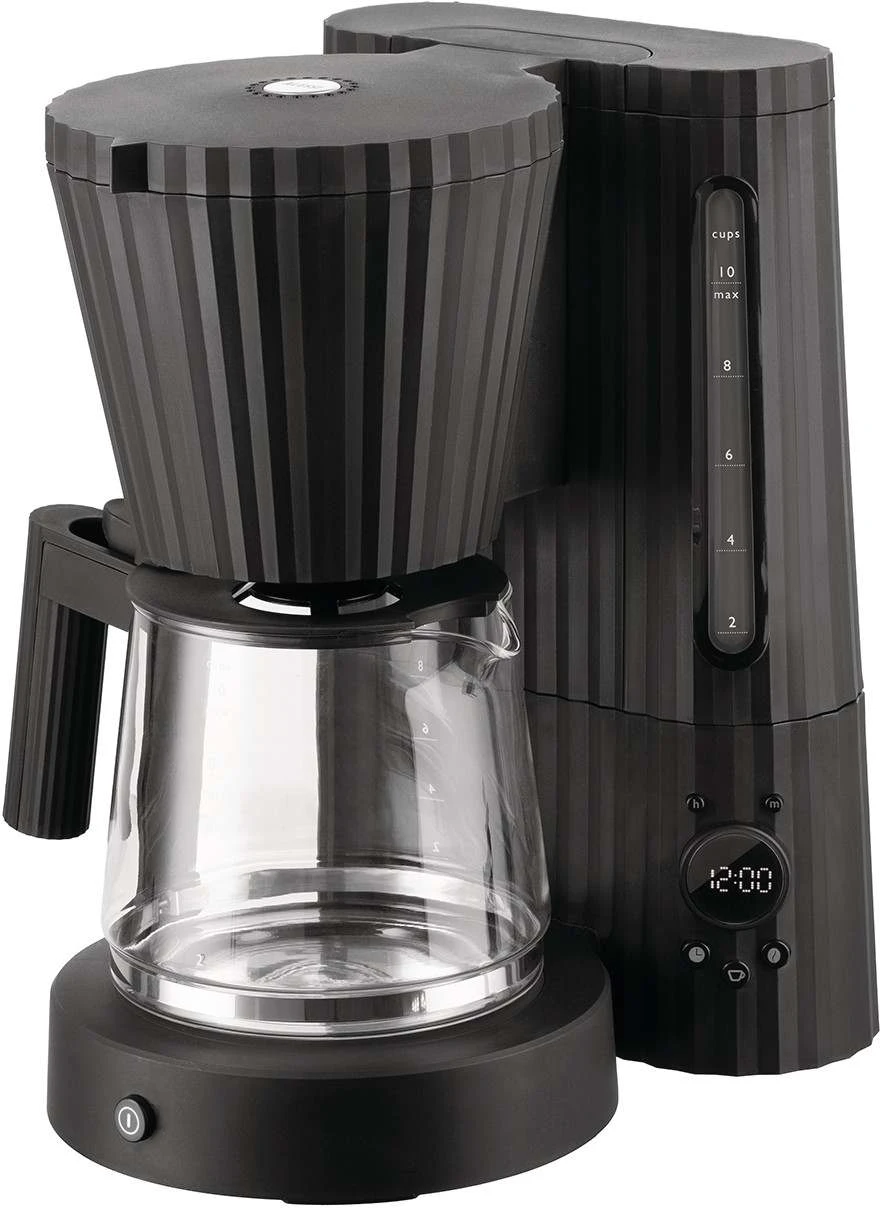 Alessi Filter-koffiezetapparaat Plissé - 1.5 liter - Zwart - Michele De Lucchi - MDL14 B Alessi Filter-koffiezetapparaat Plissé - 1.5 Liter - Zwart - Michele De Lucchi - MDL14 B -Praktische Winkel Voor Keukenbenodigdheden MDL14
