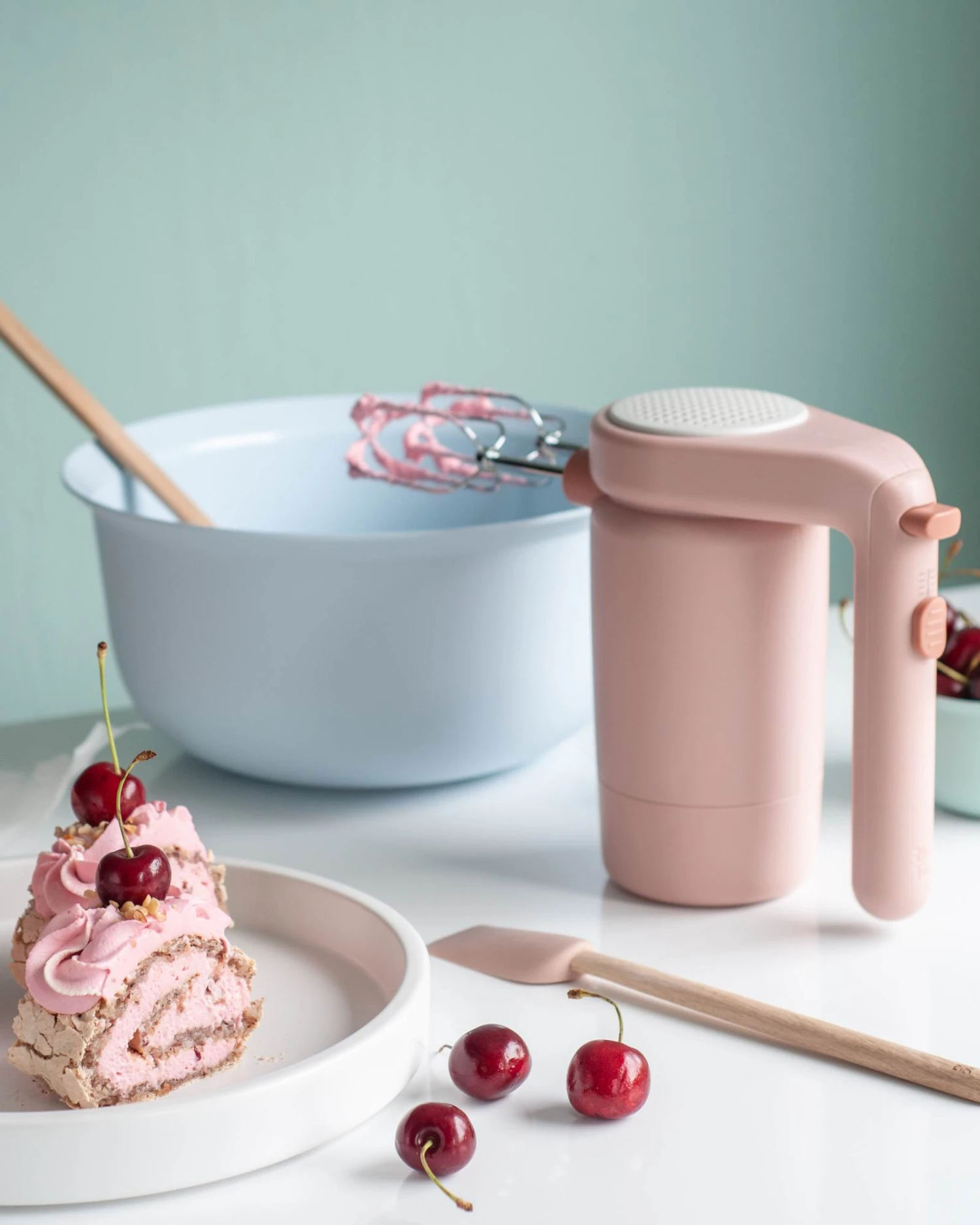 Rig-Tig Handmixer Foodie - 170 W - roze RIG TIG Rig-Tig Handmixer Foodie - 170 W - Roze -Praktische Winkel Voor Keukenbenodigdheden Marangrulltarta Rigtig bakalite.se 3