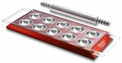 Marcato Ravioli Maker Met Deegroller - Rood - 10 Vaks
