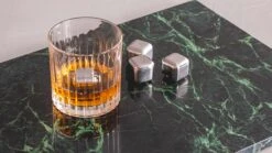 Jay Hill Whiskey Stenen - RVS - 4 Stuks -Praktische Winkel Voor Keukenbenodigdheden Marmer 8