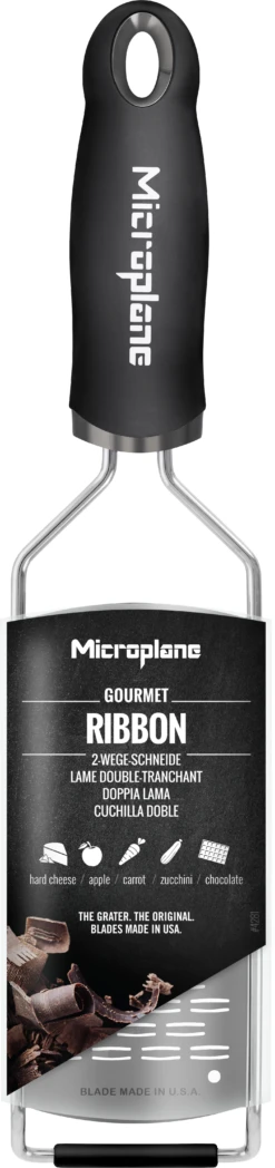 Microplane Rasp Gourmet - Medium Ribbon - RVS 4 Microplane Rasp Gourmet - Medium Ribbon - RVS -Praktische Winkel Voor Keukenbenodigdheden Microplane Gourmet 45002 ribbon decall