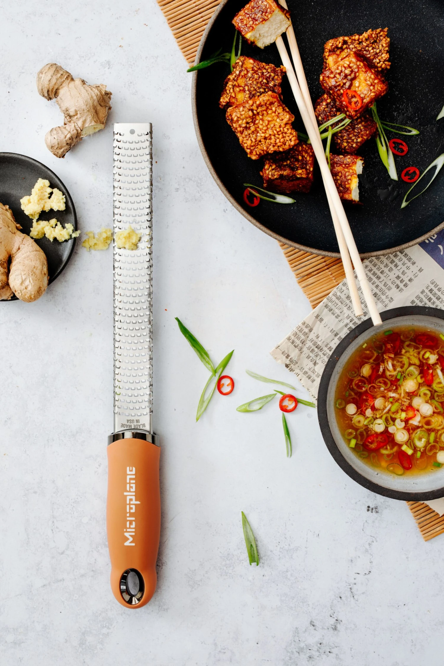 Microplane Rasp Premium Classic - Fijn - Cinnamon Orange Microplane Rasp Premium Classic - Fijn - Cinnamon Orange -Praktische Winkel Voor Keukenbenodigdheden Microplane Premium Classic 46823 Zester Cinnamon Orange Tofu Ginger 2 scaled