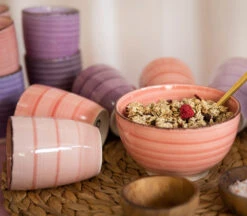 Studio Tavola Bekers Mykonos 350 Ml - 6 Stuks -Praktische Winkel Voor Keukenbenodigdheden Mykonos Koffie Thee 2 5