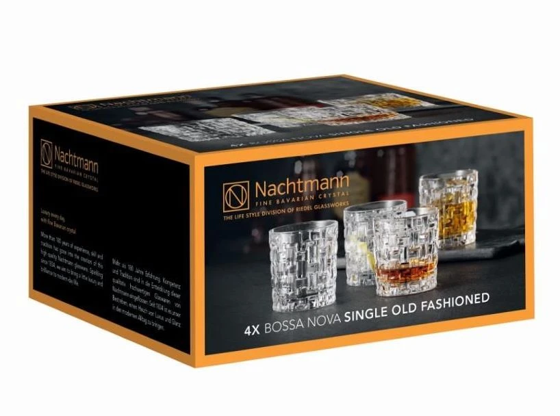 Nachtmann Whiskey Glazen Bossa Nova - 252 ml - 4 stuks Nachtmann Whiskey Glazen Bossa Nova - 252 Ml - 4 Stuks -Praktische Winkel Voor Keukenbenodigdheden Nachtmann Whiskey Glazen Bossa Nova 252 ml 4 Stuks 2