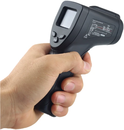 Nero Cooking Infrarood Laser Thermometer -50 ~ 550 °C voor Pizza Ovens Nero Cooking Infrarood Laser Thermometer -50 ~ 550 °C Voor Pizza Ovens -Praktische Winkel Voor Keukenbenodigdheden NeroinfraredThermometer 5