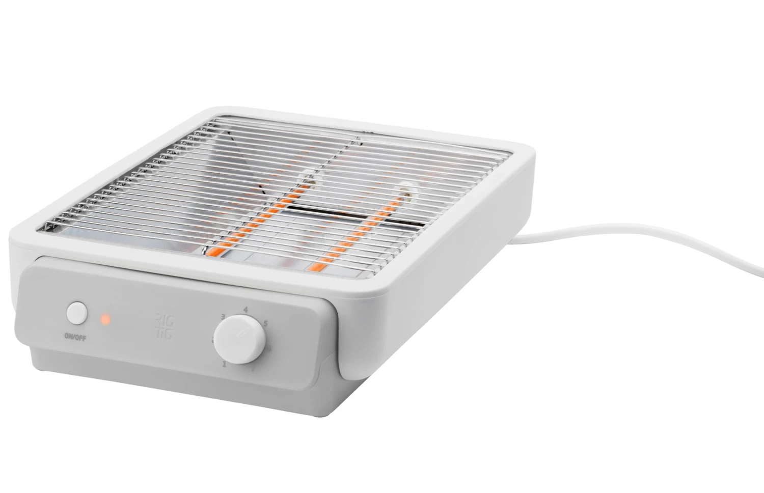 Rig-Tig Broodrooster Foodie - 7 standen - wit - UNIT 10 RIG TIG Rig-Tig Broodrooster Foodie - 7 Standen - Wit - UNIT 10 -Praktische Winkel Voor Keukenbenodigdheden OL Z00601 FOODIE flatbed toaster white