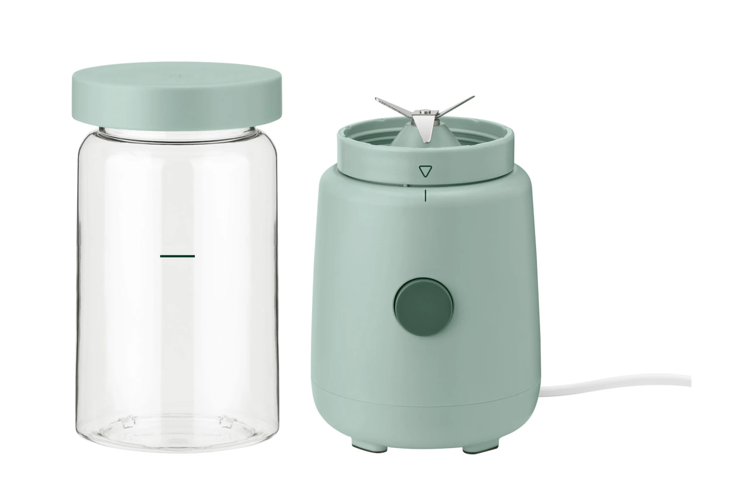 Rig-Tig Blender Foodie - groen - UNIT 10 - 500 ml RIG TIG Rig-Tig Blender Foodie - Groen - UNIT 10 - 500 Ml -Praktische Winkel Voor Keukenbenodigdheden OL Z00605 2 FOODIE smoothie blender light green 2