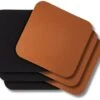 Jay Hill Onderzetters - Vegan Leer - Zwart / Cognac - Dubbelzijdig - 10 X 10 Cm - 6 Stuks 2 Jay Hill Onderzetters - Vegan Leer - Zwart / Cognac - Dubbelzijdig - 10 X 10 Cm - 6 Stuks -Praktische Winkel Voor Keukenbenodigdheden Ontwerp zonder titel 13 3