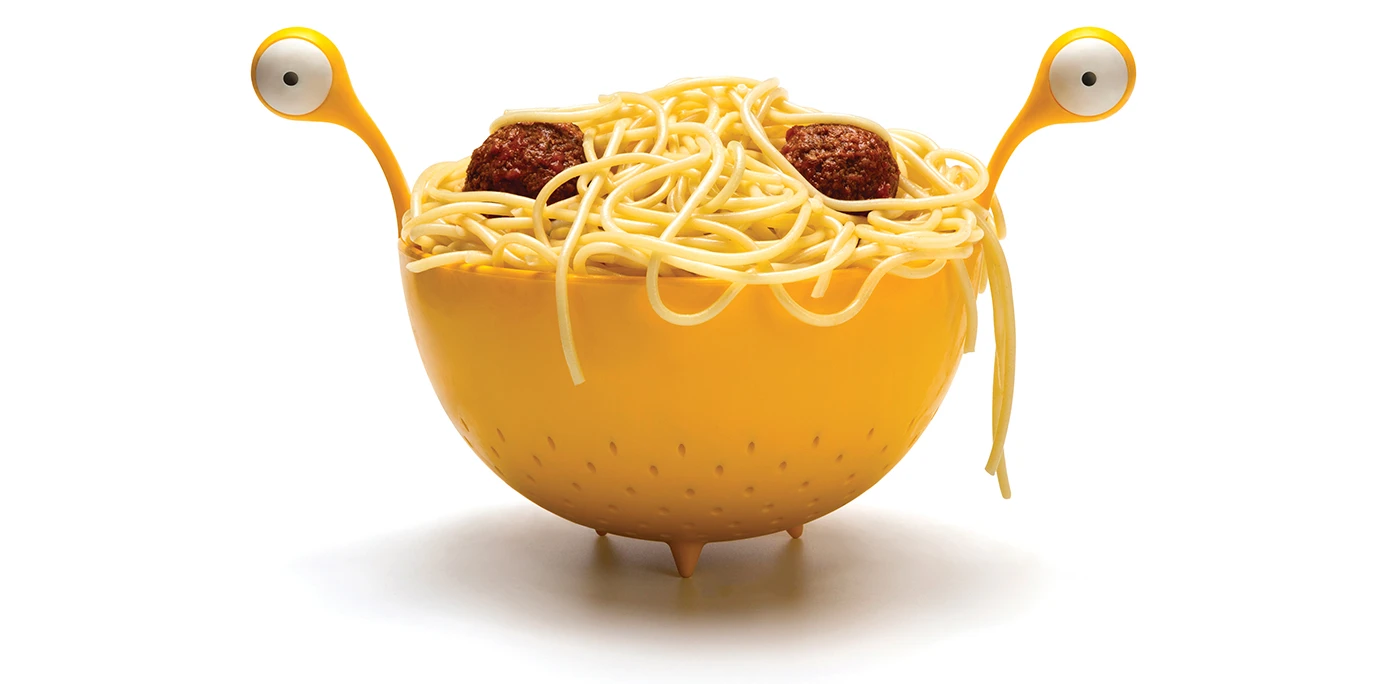 Ototo Vergiet Spaghetti Monster Ototo Vergiet Spaghetti Monster -Praktische Winkel Voor Keukenbenodigdheden Ototo Vergiet Spaghetti Monster 1