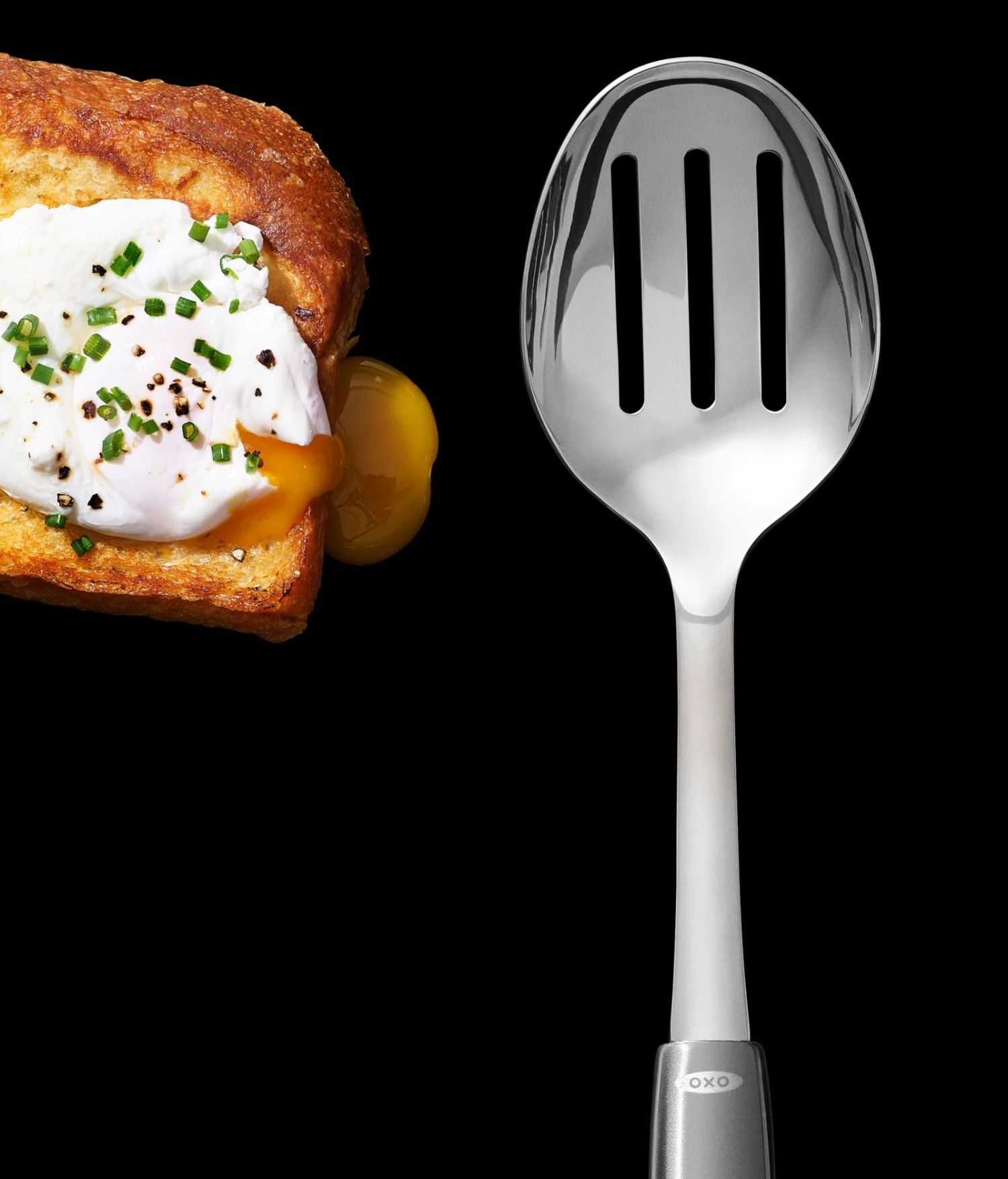 OXO Good Grips Groentelepel met Sleuven Steel OXO Good Grips Groentelepel Met Sleuven Steel -Praktische Winkel Voor Keukenbenodigdheden Oxo Groentelepel Met Sleuven Steel 2