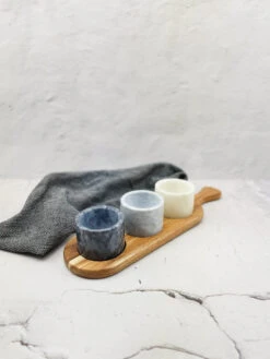 Jay Hill Serveerplank - Met Marmeren Schaaltjes - 37 X 11 Cm 4 Jay Hill Serveerplank - Met Marmeren Schaaltjes - 37 X 11 Cm -Praktische Winkel Voor Keukenbenodigdheden PSX 20220429 164757