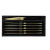 Laguiole Style De Vie Steakmessen Prestige Line Goud - 6 Stuks 1 Laguiole Style De Vie Steakmessen Prestige Line Goud - 6 Stuks -Praktische Winkel Voor Keukenbenodigdheden PresSteakGoudZw