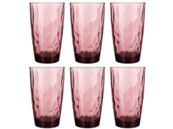 Bormioli Rocco Longdrinkglazen Diamond - Paars - 470 Ml - 6 Stuks