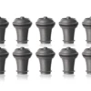 Vacu Vin Wijnstopper Vacuum Wine Stopper - Grijs - 10 Stuks 2 Vacu Vin Wijnstopper Vacuum Wine Stopper - Grijs - 10 Stuks -Praktische Winkel Voor Keukenbenodigdheden Productafbeeldingen CL 60 1