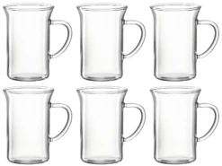 Montana Theeglazen - Hittebestendig Glas - 260 Ml - 6 Stuks