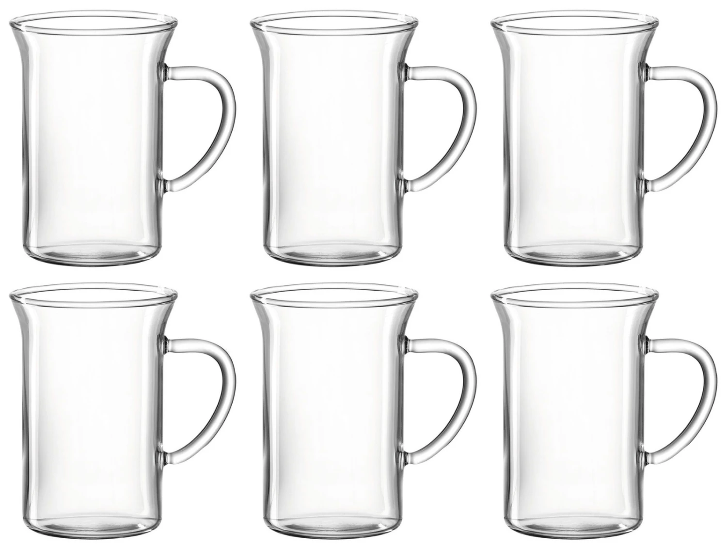 Montana Theeglazen - Hittebestendig Glas - 260 ml - 6 stuks Montana Theeglazen - Hittebestendig Glas - 260 Ml - 6 Stuks -Praktische Winkel Voor Keukenbenodigdheden Productafbeeldingen CL 86 1