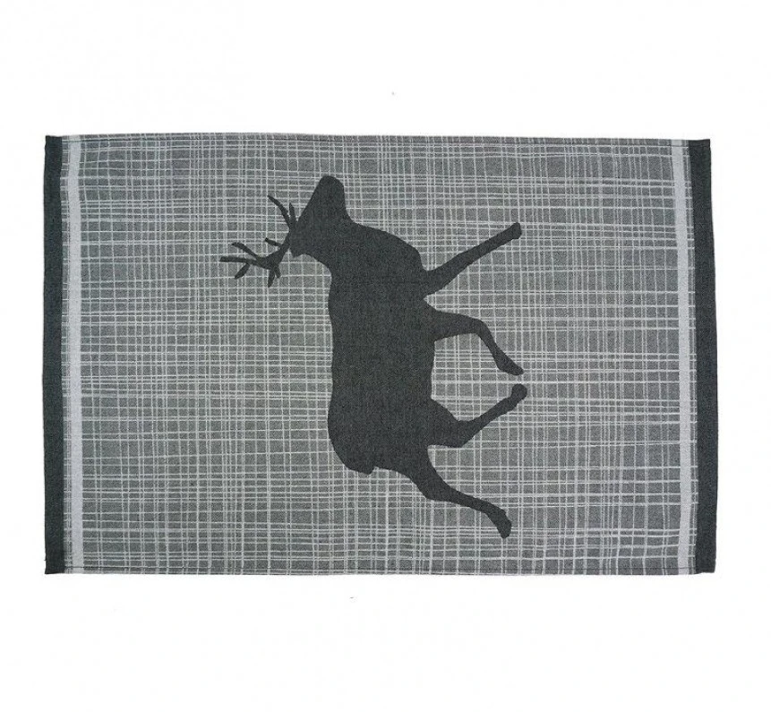 KOOK Theedoek Hert Grijs 50 x 50 cm KOOK Theedoek Hert Grijs 50 X 50 Cm -Praktische Winkel Voor Keukenbenodigdheden R17.823